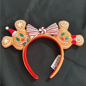 Disney Parks Holiday Gingerbread Mouse Ears Headband